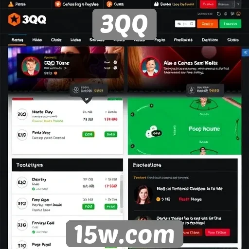 Análise da interface do usuário no site 3QQ